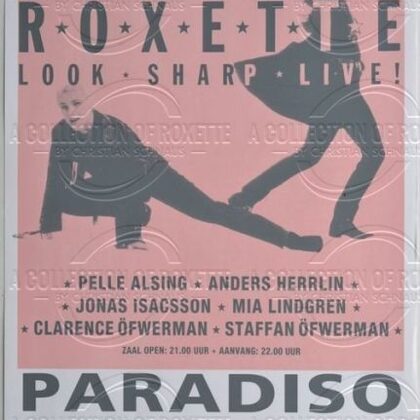 Roxette - Netherland 1989 - Look Sharp Tour Poster