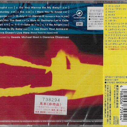 Per Gessle - The World According To Gessle - Japan 1997 - CD - Promo