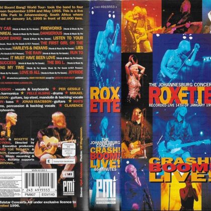 Roxette - Crash!Boom!Live! - Europe 1996 - VHS