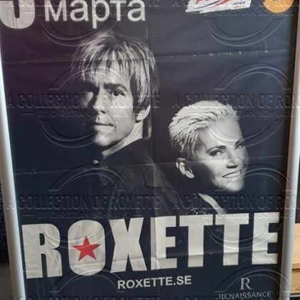 Roxette - Russia 2011 - Samara March 3rd Concert Poster