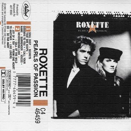 Roxette - Pearls Of Passion - Canada 1989- MC