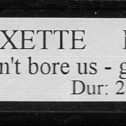 Roxette - Don't Bore Us- Get To The Chorus! - USA 1995 - VHS